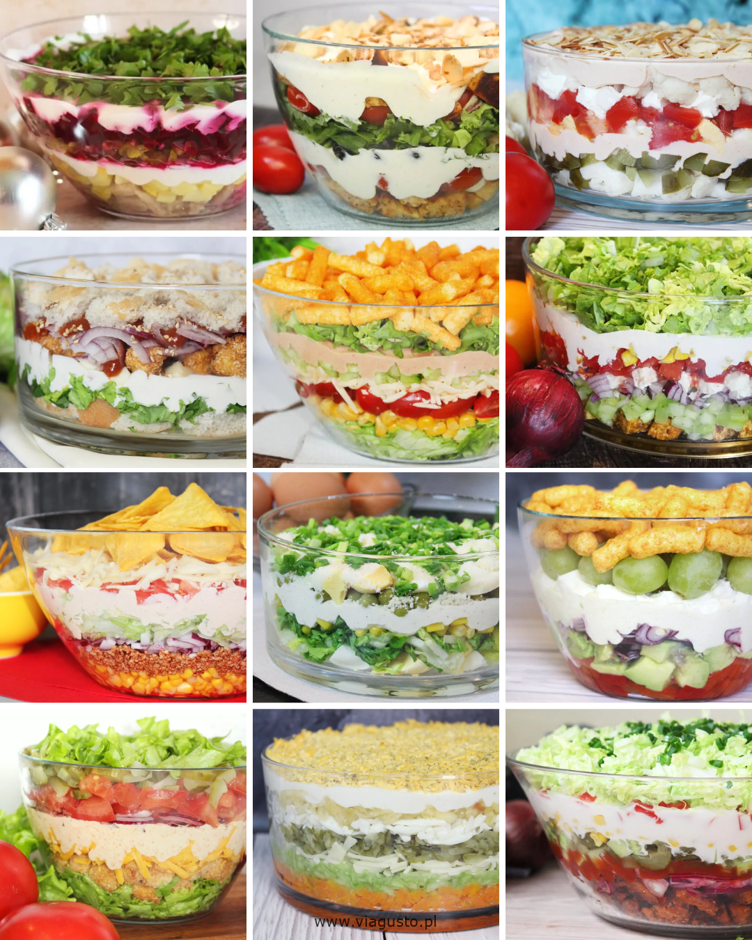 18 przepisow na nowoczesne salatki warstwowe